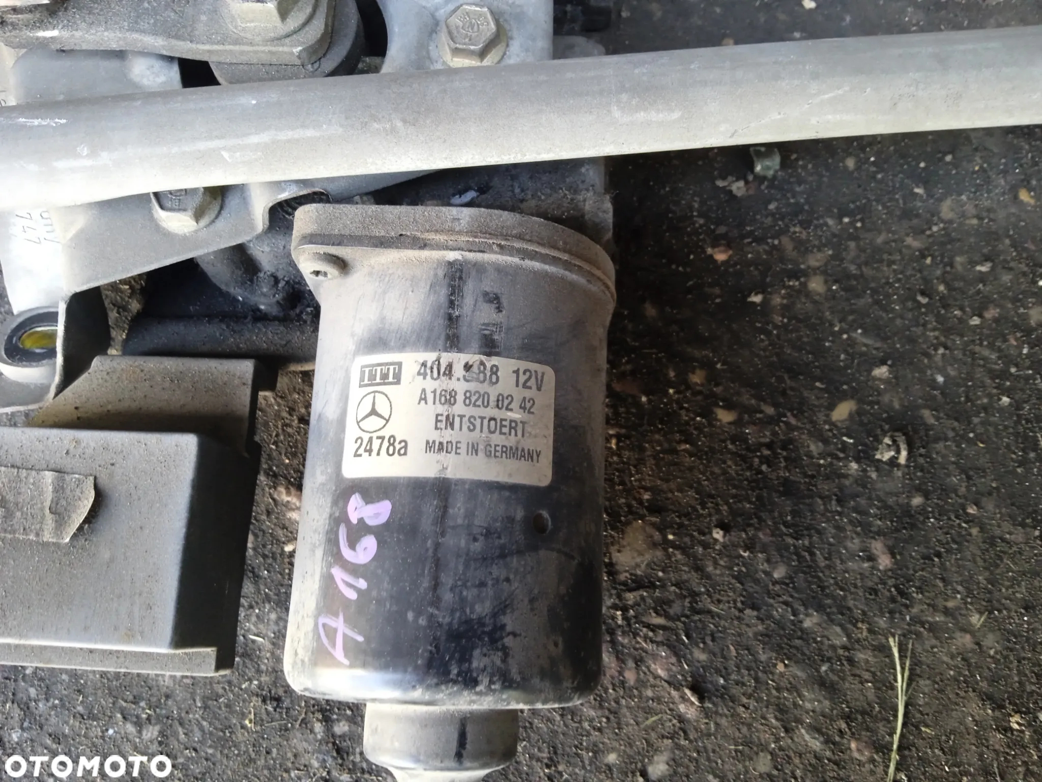 MECHANIZM WYCIERACZEK MERCEDES A-KLASA W168 A1688200242 - 3