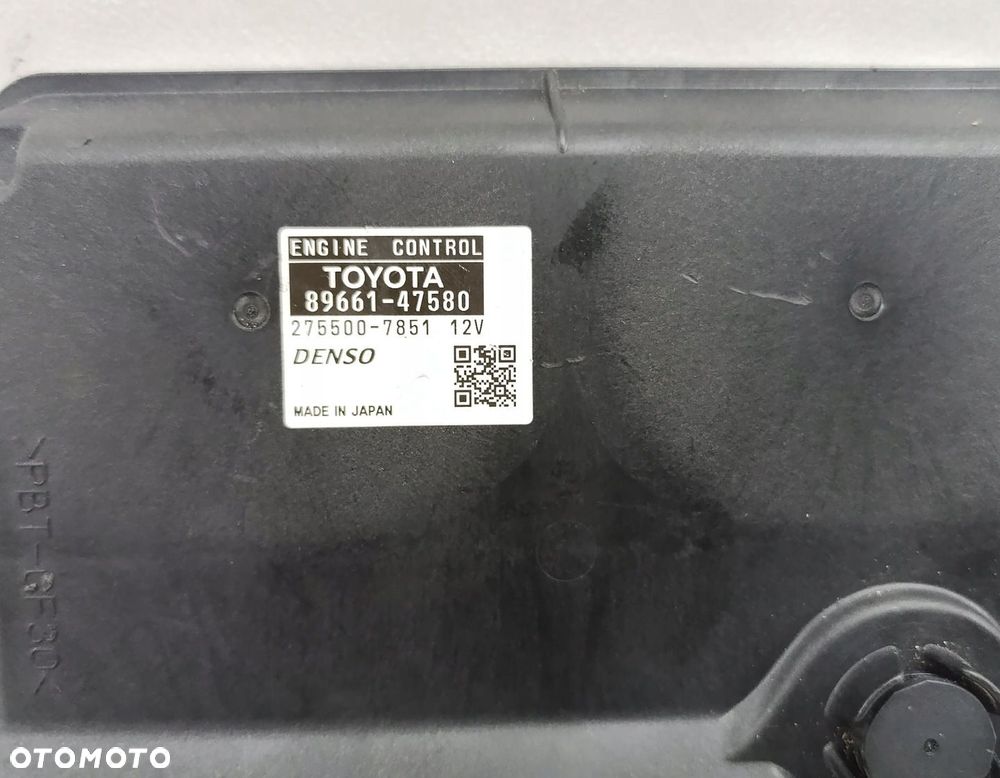 KOMPUTER SILNIKA STEROWNIK TOYOTA 89661-47580 DENSO - 3