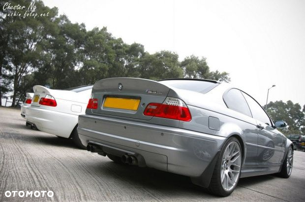 BMW 3 E46 M3 CSL TYLNY DYFUZOR SPLITTER ZDERZAKA - 5