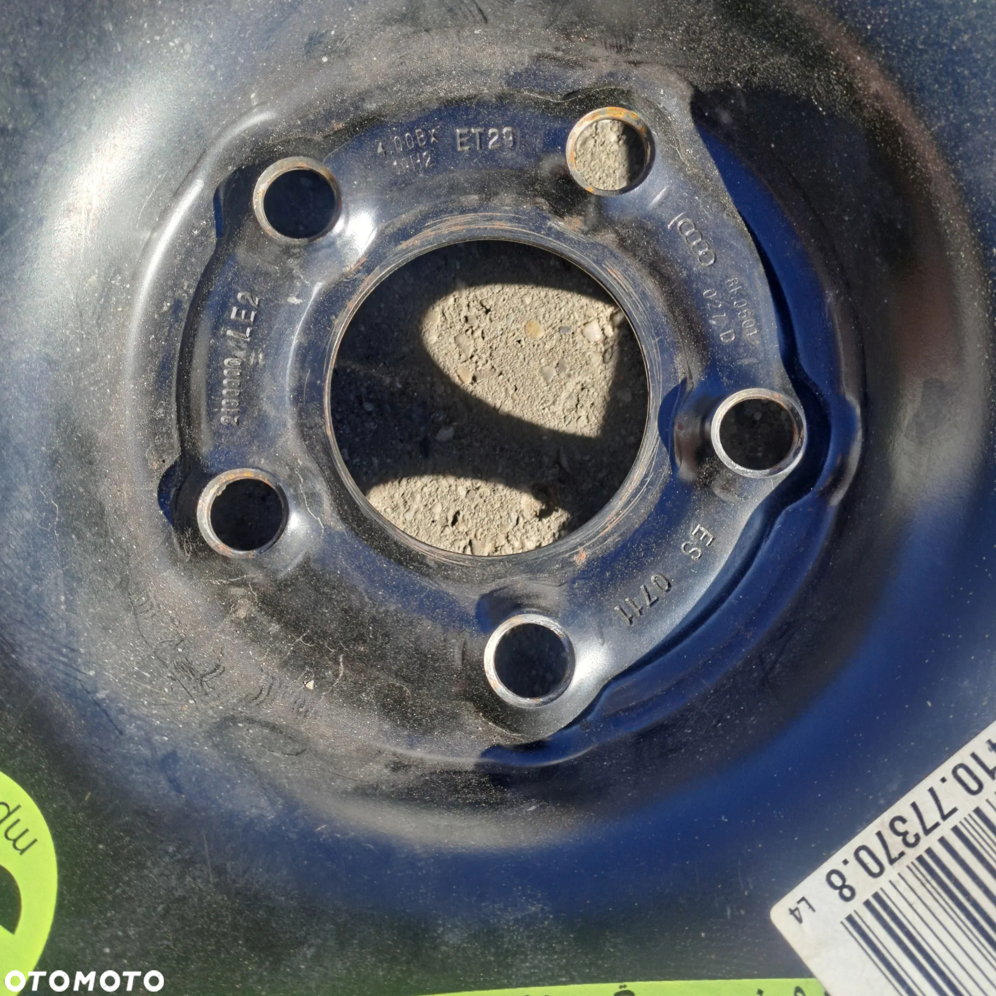 Audi A4 B8 koło dojazdowe 5x112  T125/70 R19 - 2