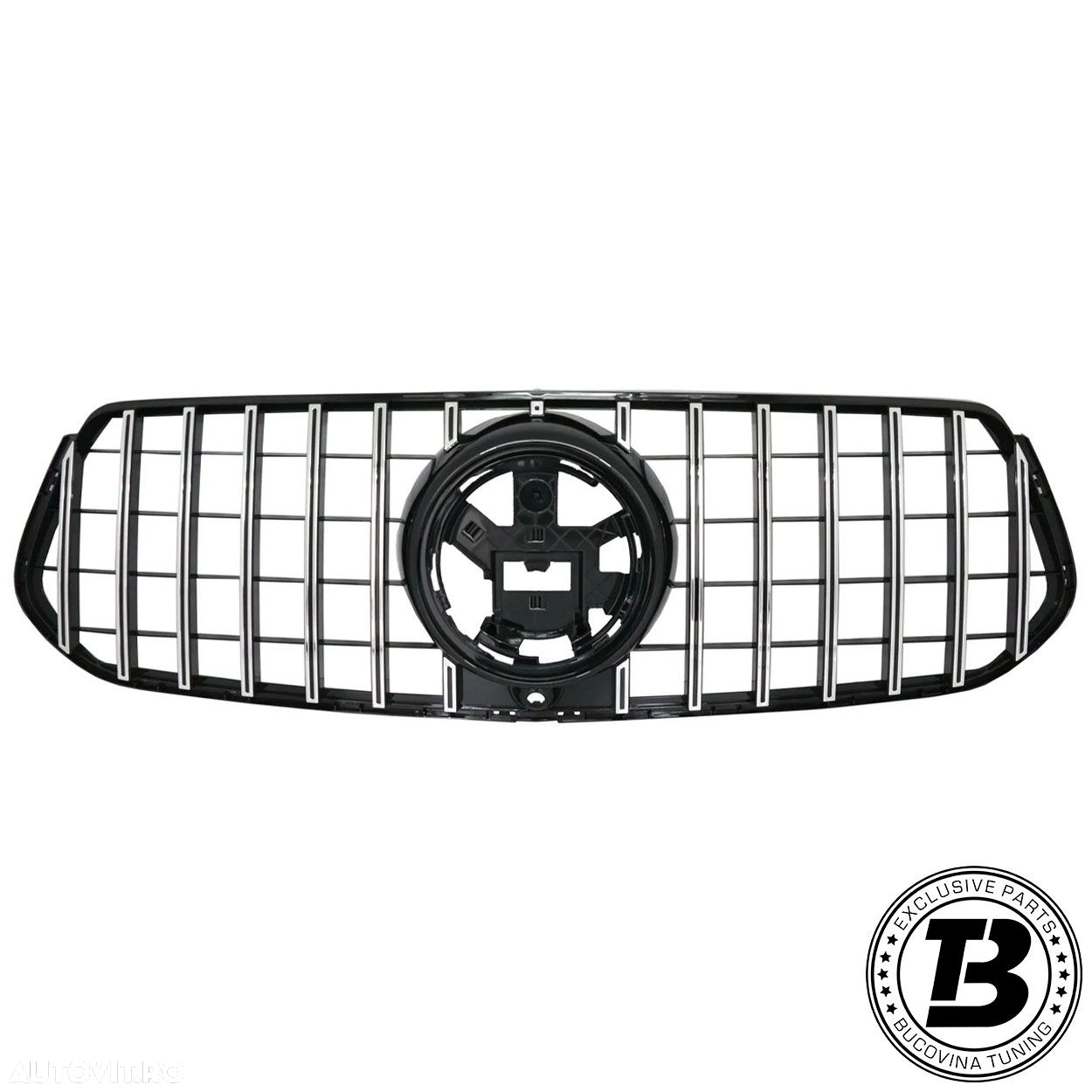 Grila compatibila cu Mercedes GLE W167 Coupe C167 GT Crom - 2