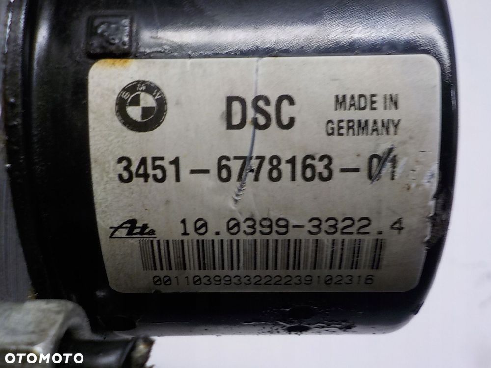 BMW 3 (E90) POMPA ABS 6778163 10.0399-3322.4 6778164 10.0960-0834.3 - 6