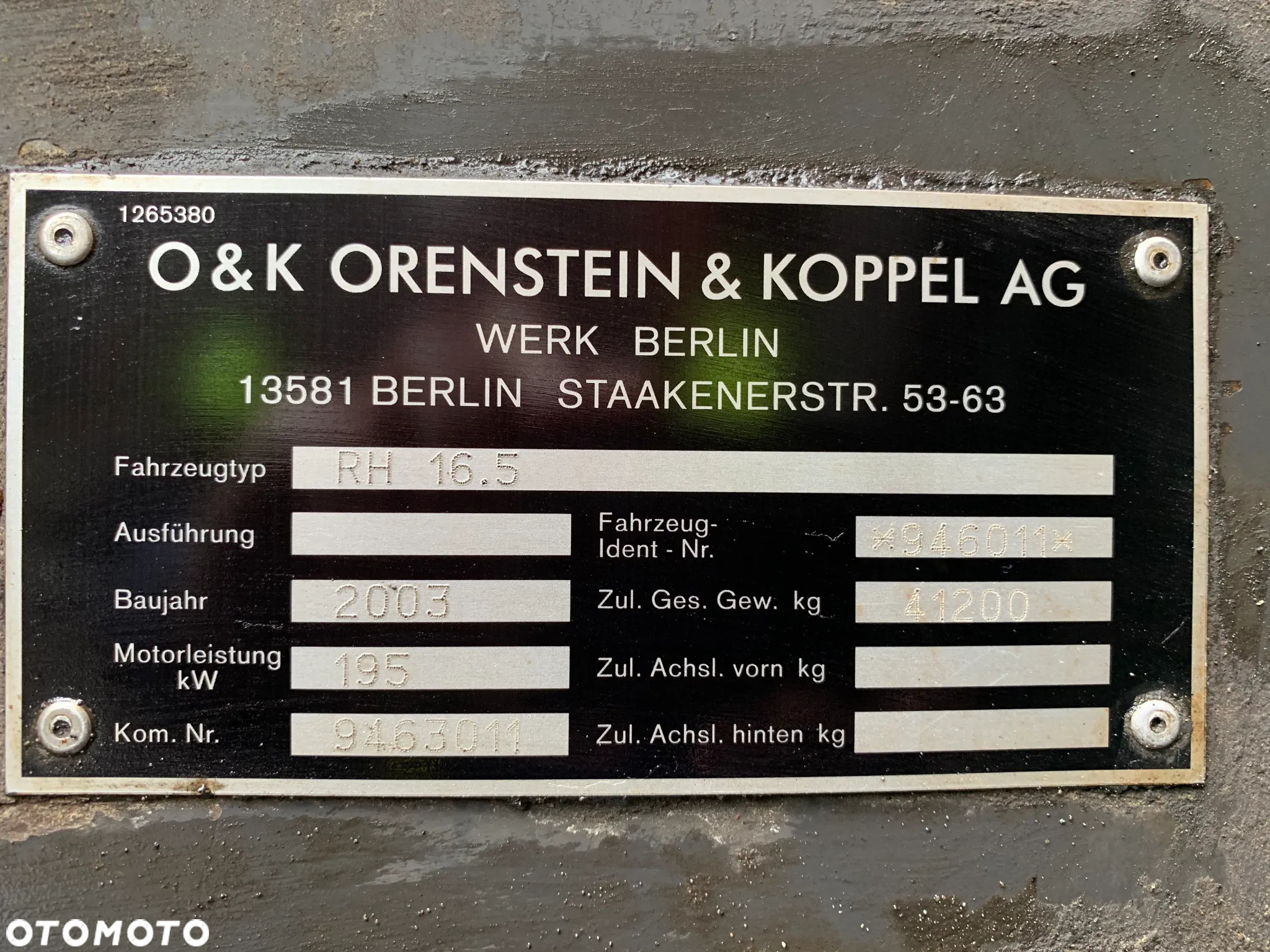 O&K RH 16.5 - 10