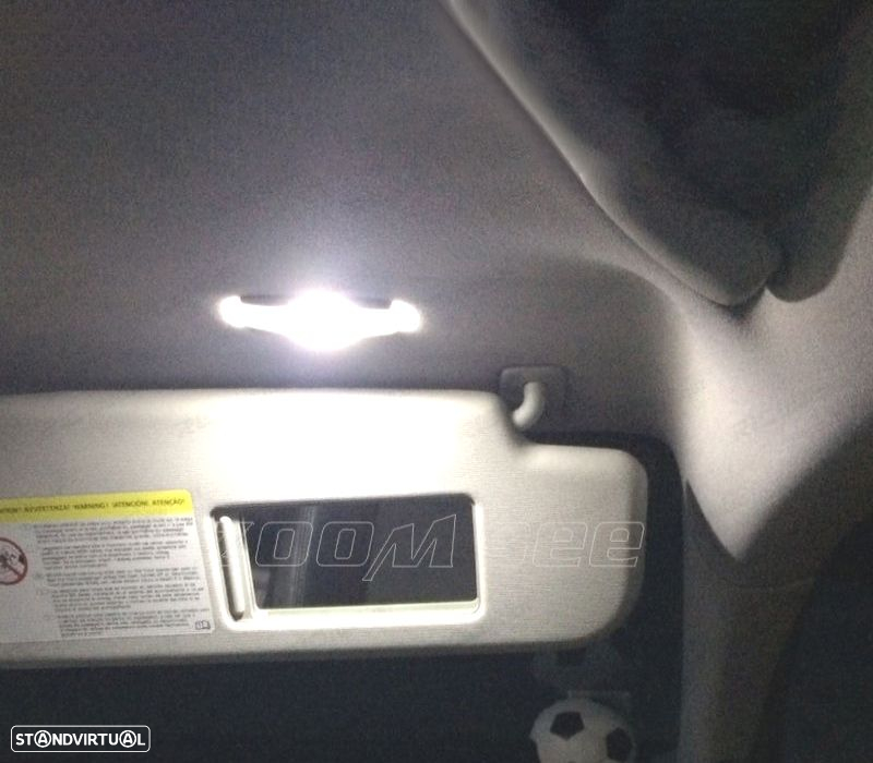 KIT COMPLETO 13 LAMPADAS LED INTERIOR PARA SEAT LEON MK2 1 P 1P1 05-12 - 3