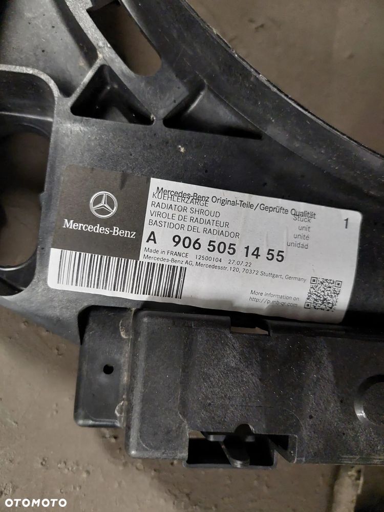 MERCEDES SPRINTER A906 OBUDOWA WENTYLATORA a9065051455 - 2