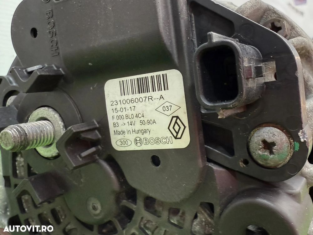 ALTERNATOR RENAULT CLIO IV 2015 1.0 BENZINA TCE Hatchback COD OEM 231006007R 2012-2019 - 7