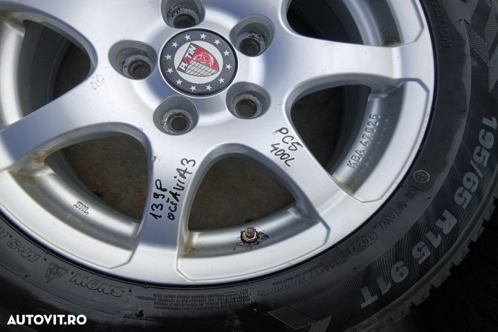 Janta aliaj cu anvelopa 15 6.5JX15H2ET38 6.5JX15H2ET38 Skoda Octavia - 3