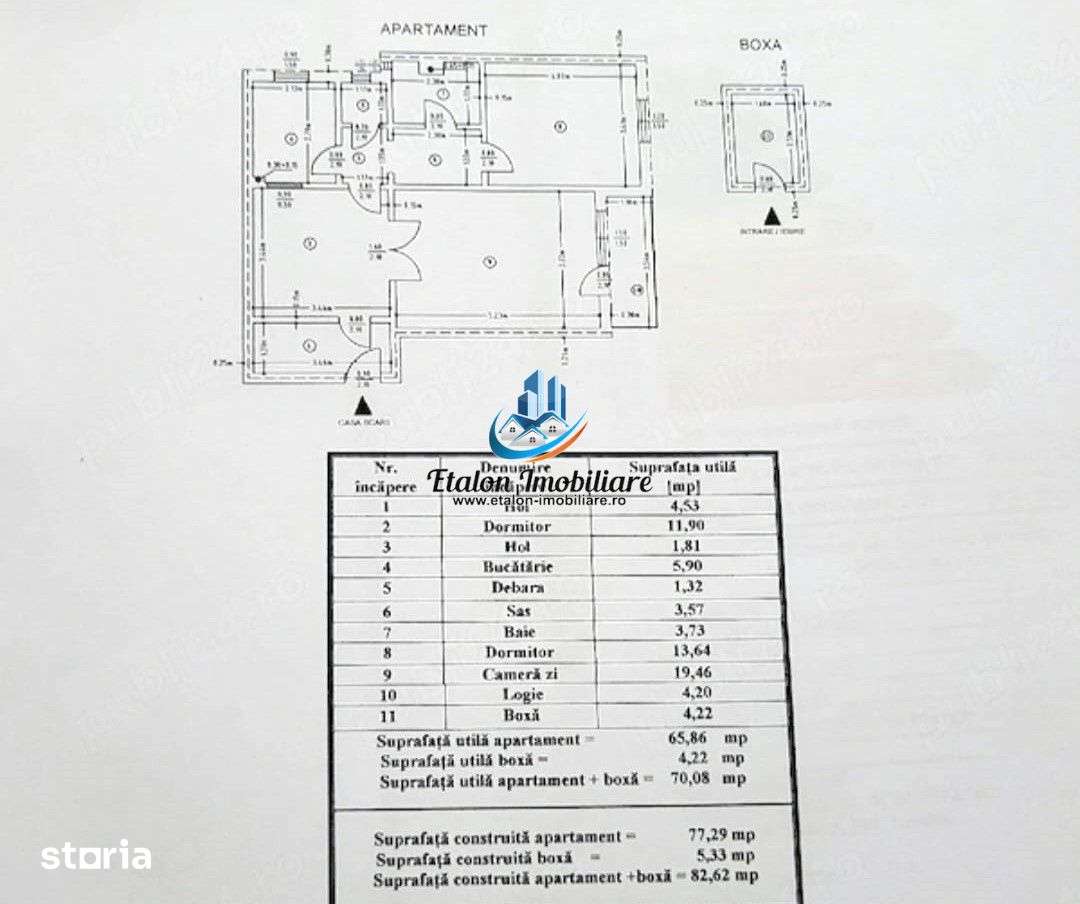 Apartament 3 camere semidecomandat, zona Spital, Piatra Neamt - Imagine principală: 3/3