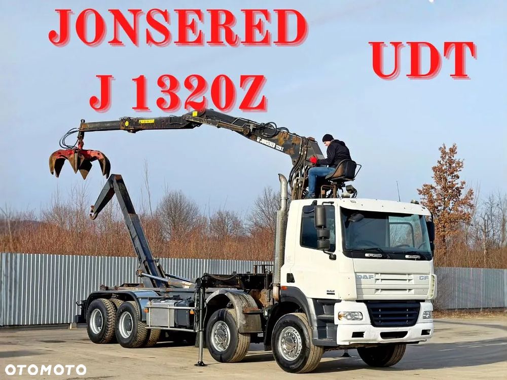 DAF CF 85.430 * Hakowiec * JONSERED J1320Z * 8x4 * STAN BDB - 1