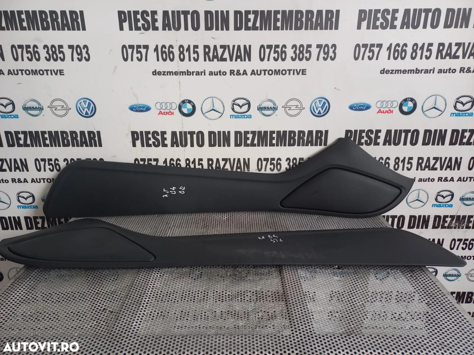 Ornament Lateral Cotiera Consola Centrala Audi A8 4H D4 An 2010-2011-2012-2013-2014-2015-2016-2017 - 3