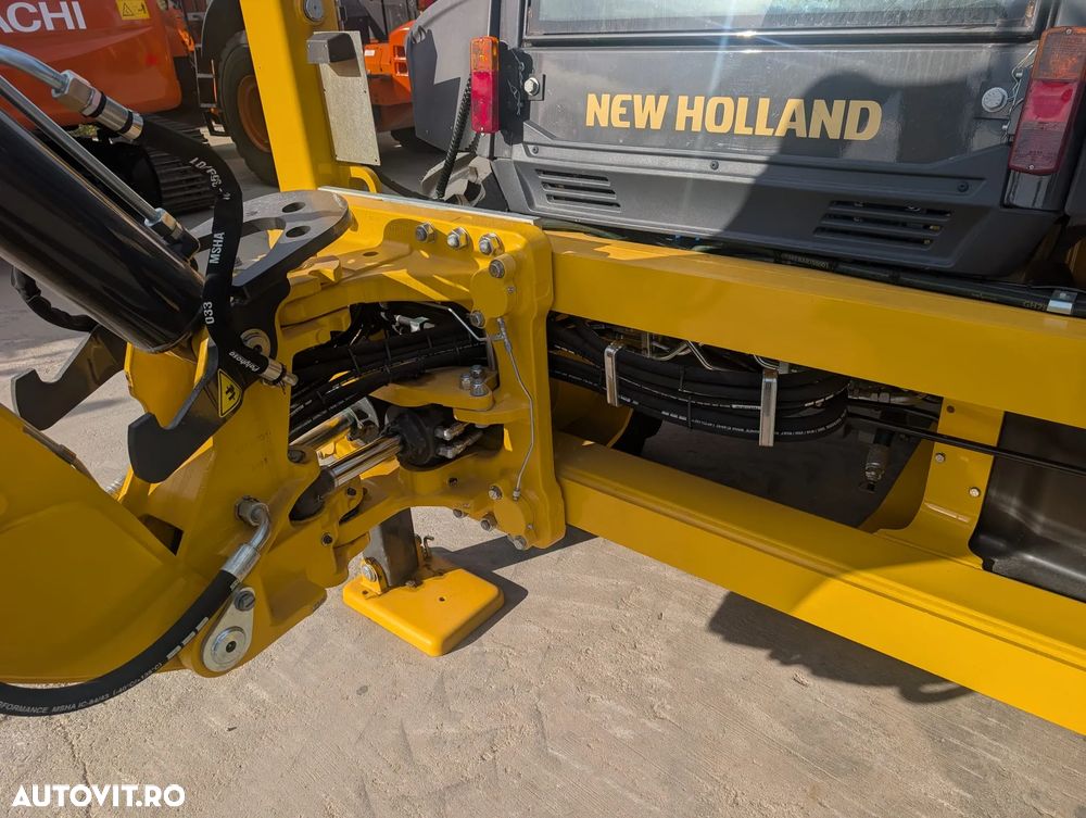 New Holland B115D, ROTI EGALE, FULL OPTION, Masa operationala 10t, motor 120CP, Certificat CE, Anv MICHELIN, automata POWERSHIFT, Cupa 4x1, FURCI, brat extensibil, ins picon, posibil leasing 5 ani, -PROMOTIE 89.900 EUR+Tva - 19