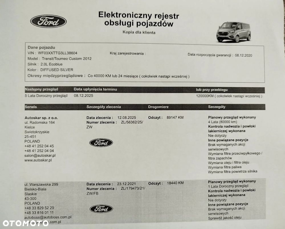 Ford Tourneo Custom 2.0 EcoBlue L2 Titanium X SelectShift - 40