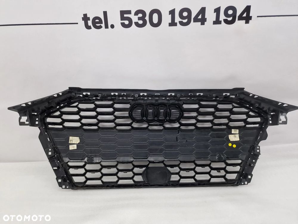 AUDI A3 8Y0 S-LINE 20- ATRAPA / GRILL PRZEDNI PRZÓD BEZ PDC , CZARNY MATOWY Z CZARNĄ RAMKĄ , NR 8Y0853651B , NR AUKCJI GL369 - 11