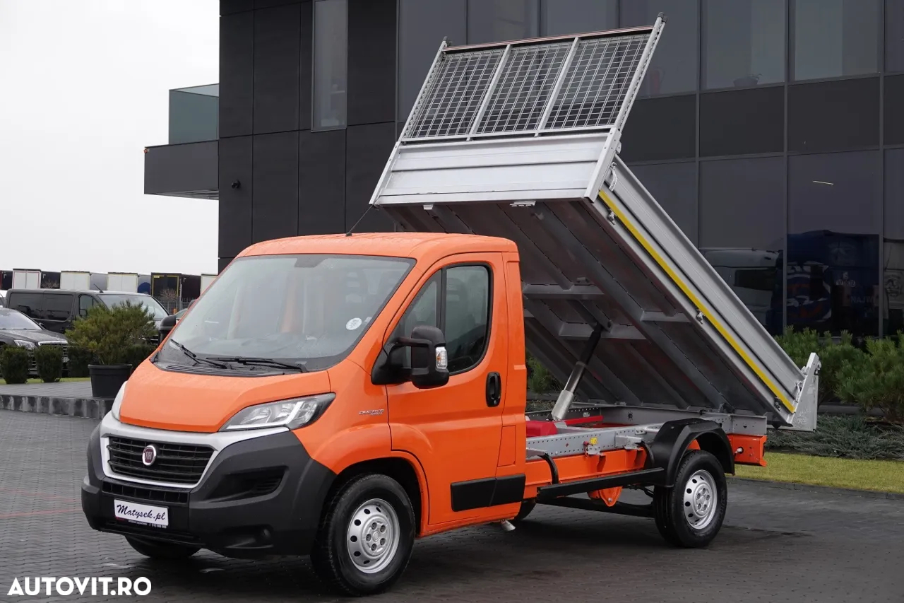 Fiat DUCATO / 2.3D / CAMION BASCULANTE ALUMINIU 3.2M / AER CONDIȚIONAT / KM 70.000 KM - 3