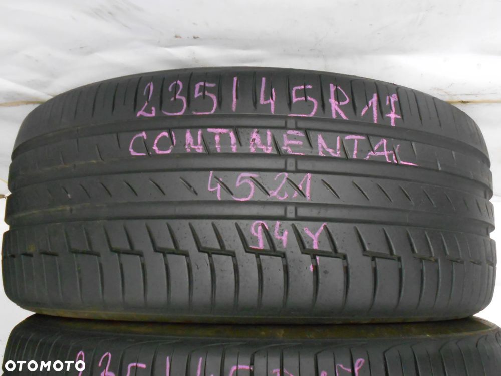 OPONY 235/45R17 CONTINENTAL PREMIUM CONTACT 6  DOT 4521 6.8MM - 2