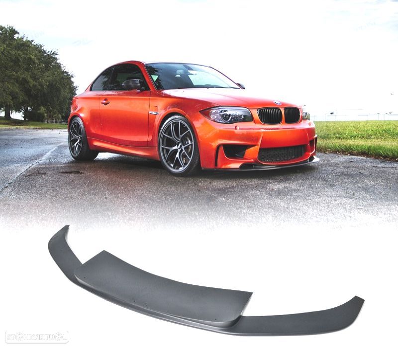 SPOILER LIP FRONTAL BMW E87 E82 E81 E88 04-11 LOOK 1M - 1