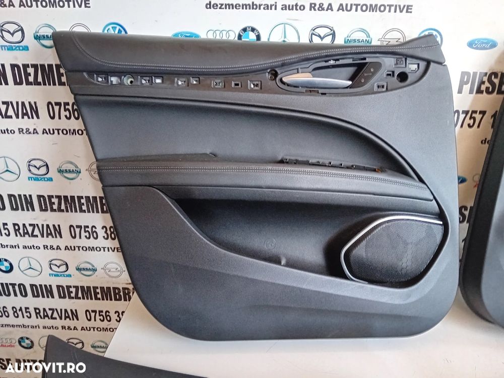 Fata Tapiterie Usa Din Piele Alfa Romeo Stelvio 2017-2022 Volan Stanga Impecabile - 4