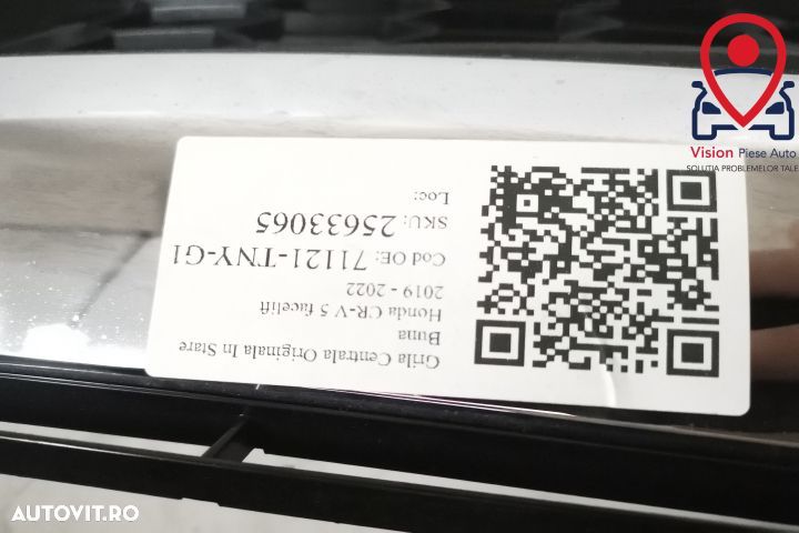 Grila Centrala Originala In Stare Buna Honda CR-V 5 facelift 2019 2020 - 7