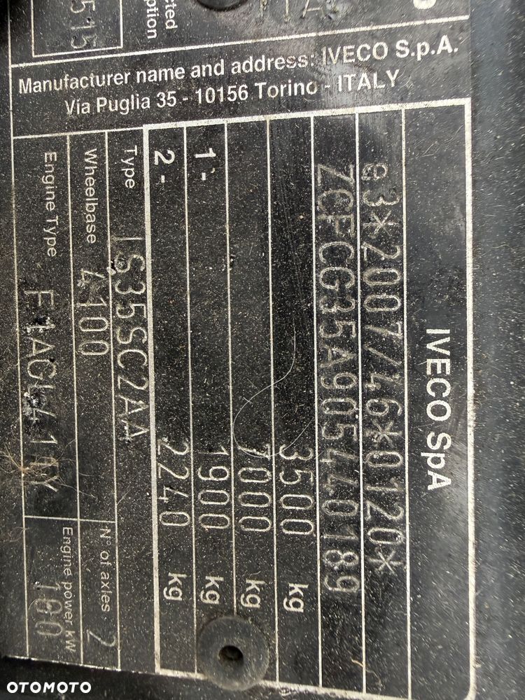 Iveco 2022/Daily 35-140 A8V/MAXI/ Automat Hi-Matic/full LED reflektory/Klima/PDC/tempomat/fotel comfort - 24