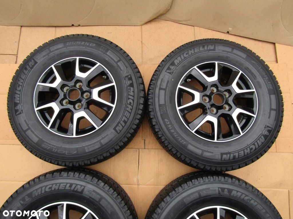 4x Felgi Koła 16 Fiat Ducato Peugeot Boxer Citroen Jumper opony 6j 5x118 ET68 + 225/75 16C - 4