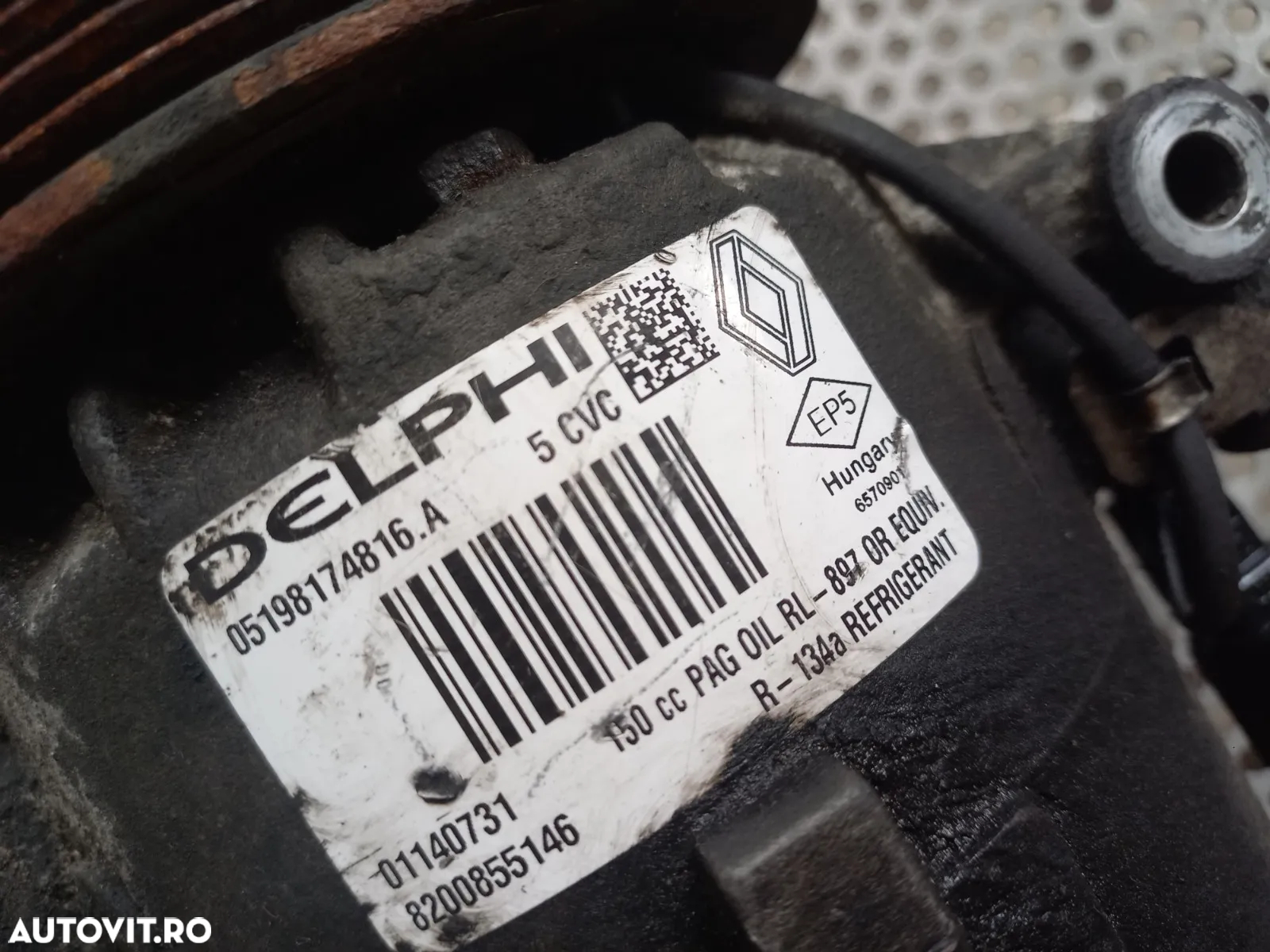 Compresor Clima AC Renault Master Opel Movano 2.3 Dci Euro 5 Cod  An 2011-2012-2013-2014-2015-2016 - 6