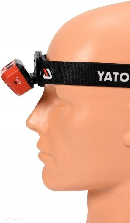 YATO LATARKA CZOŁOWA AKUMULATOROWA 480LM AKU CZUJNIK RUCHU LAMPA YT-08592 - 5