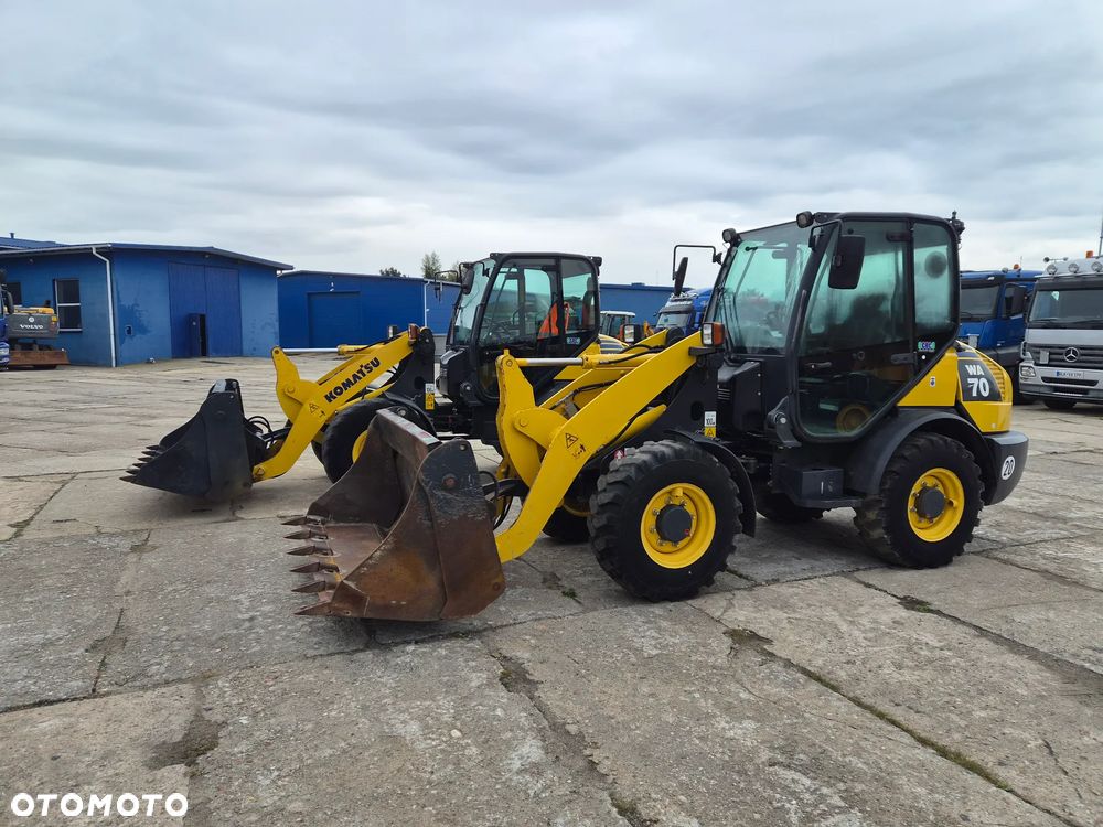 Komatsu WA 70 - 6 spr z Niemiec łyżka krokodyl + widły - 7