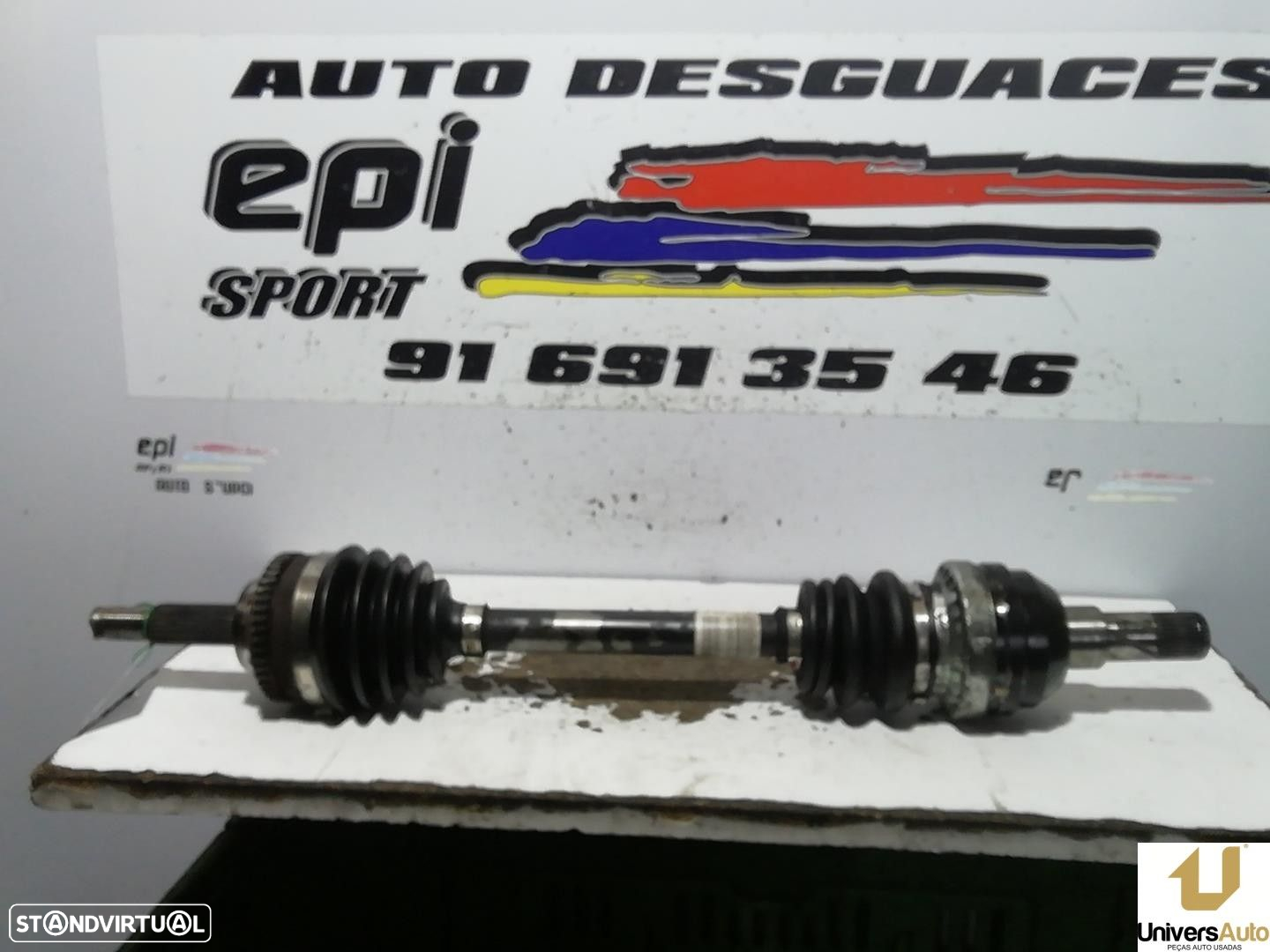 TRANSMISSÃO FRONTAL ESQUERDA CHEVROLET AVEO / KALOS SEDAN 2007 -96348790 - 4