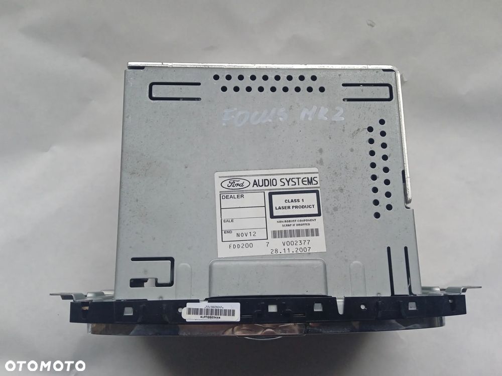 RADIO FABRYCZNE RADIOODTWARZACZ FORD FOCUS MK2 8M5T-18C815-AA - 2