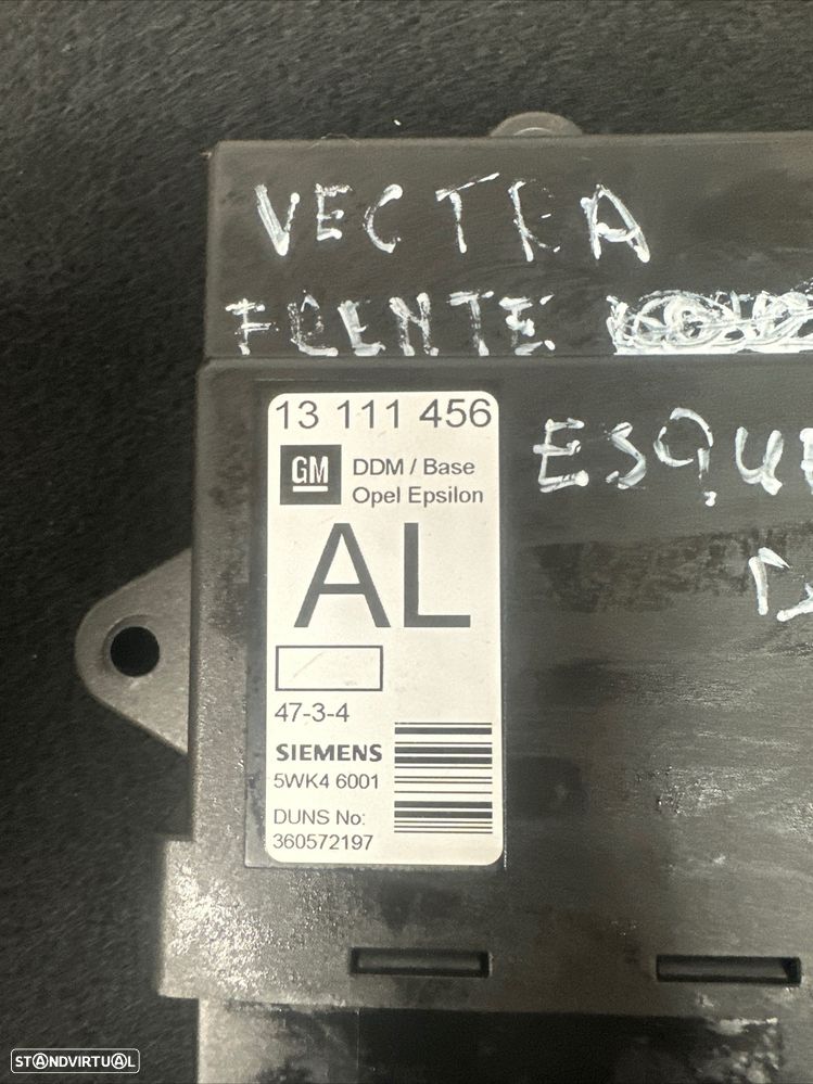 Original Opel Vectra Unidade de controlo frente esquerda - 6