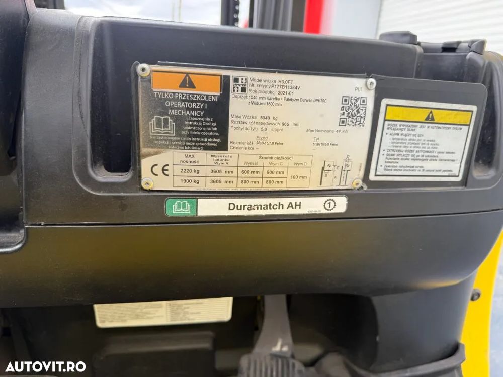 Hyster H3.0FT, CATARG DUPLEX - 7