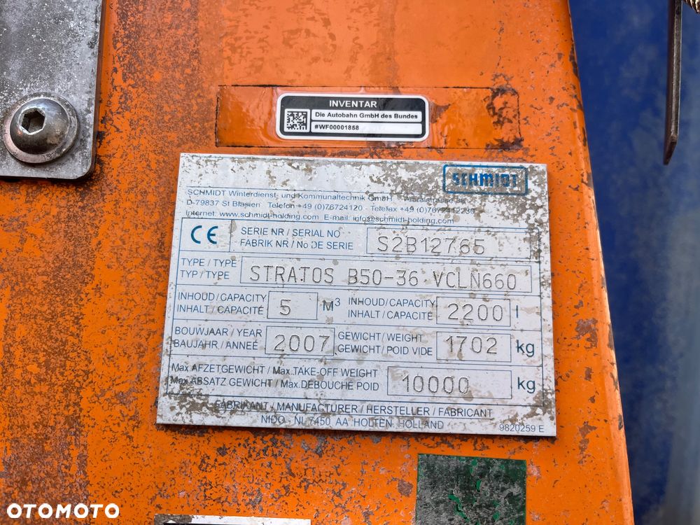 Mercedes-Benz Axor 1829 Wywrotka 4x4 Napęd na Mostach 4x4  Na Wał Reduktor Biegi Terenowe Czolownica Hydraulika Boczna Klimatyzacja Webasto Manual Grzana szyba Pług Piaskarka Solarka Schnitd Stratos B50-36 - 36