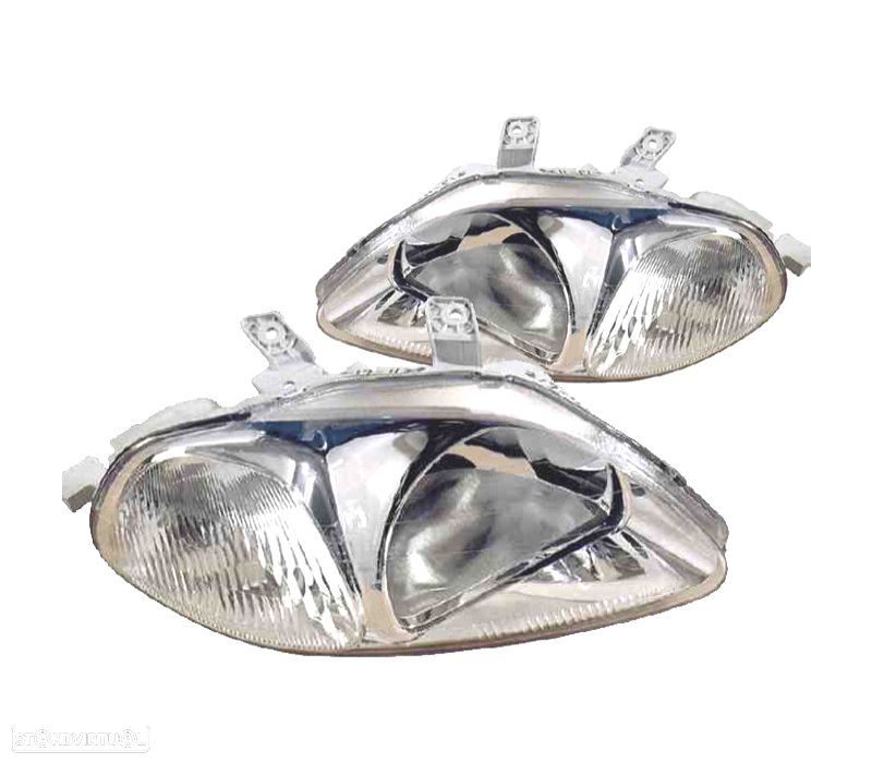 FARÓIS OPTICAS PARA HONDA CIVIC 3/4P 95-98 - 1
