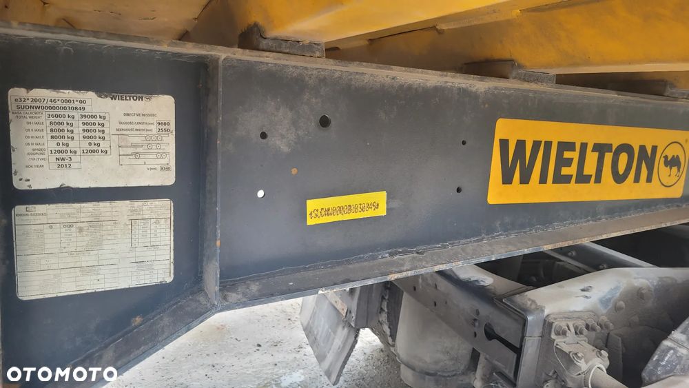 Wielton NW-3, 33m3, 51900 zł  netto,  Pierwszy właściciel, oś SAF tarcza - 15