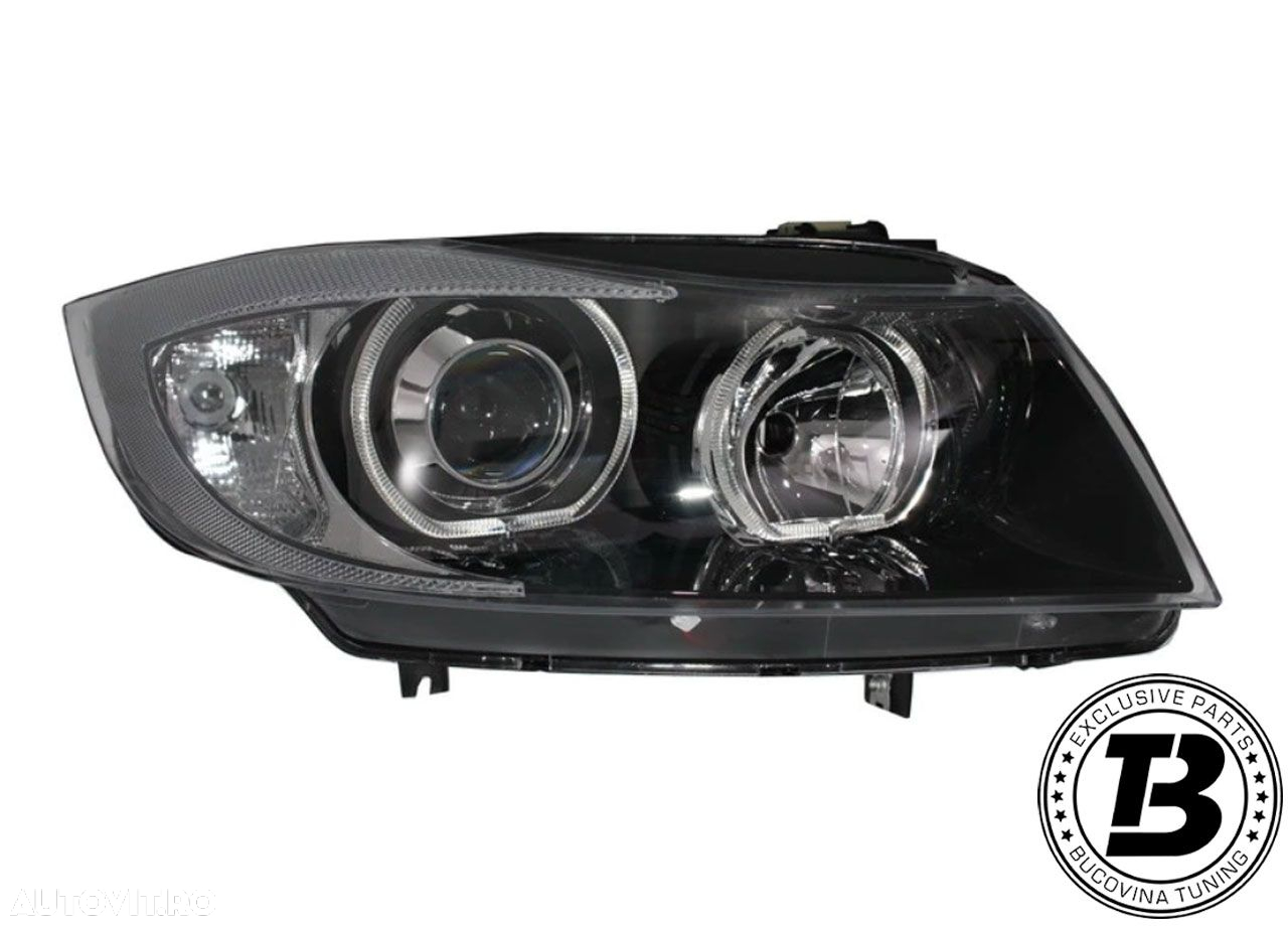 Faruri LED Angel Eyes compatibile cu BMW Seria 3 E90 E91 - Taiwan - 3