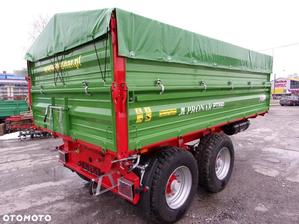Pronar Przyczepa TANDEM paletowa Pronar PT512 -12t, PT510 -10t;  Ursus T-042 tandem 7-ton z mechanizmem trójstronnego wywrotu - 13