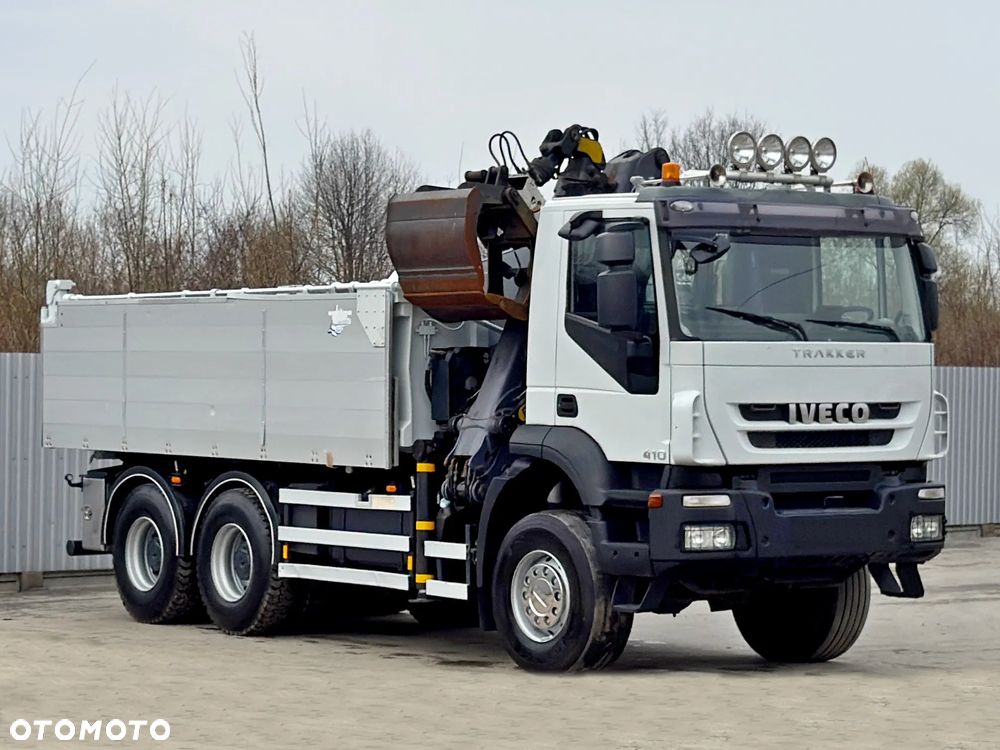Iveco TRAKKER 410 * WYWROTKA 5,10 m * PALFINGER EPSILON Q 150 Z 84 TI / 6x6 - 6