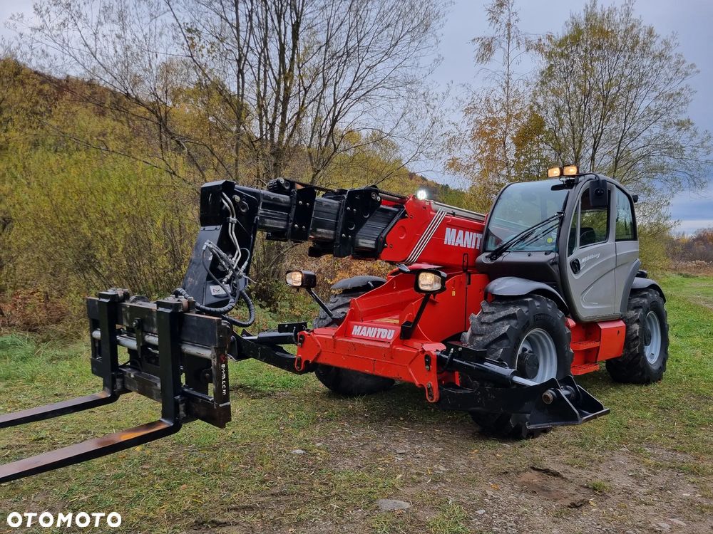 Manitou MT1840 Ładowarka Teleskopowa 18 metrów jak nowa z salonu Import Norwegia Rozsuwanie wideł Hydrauliczne. zmiana na łyżkę Hydra. ZERO LUZÓW Wycieków Maszyna z Gospodarstwa nie katowana - 37