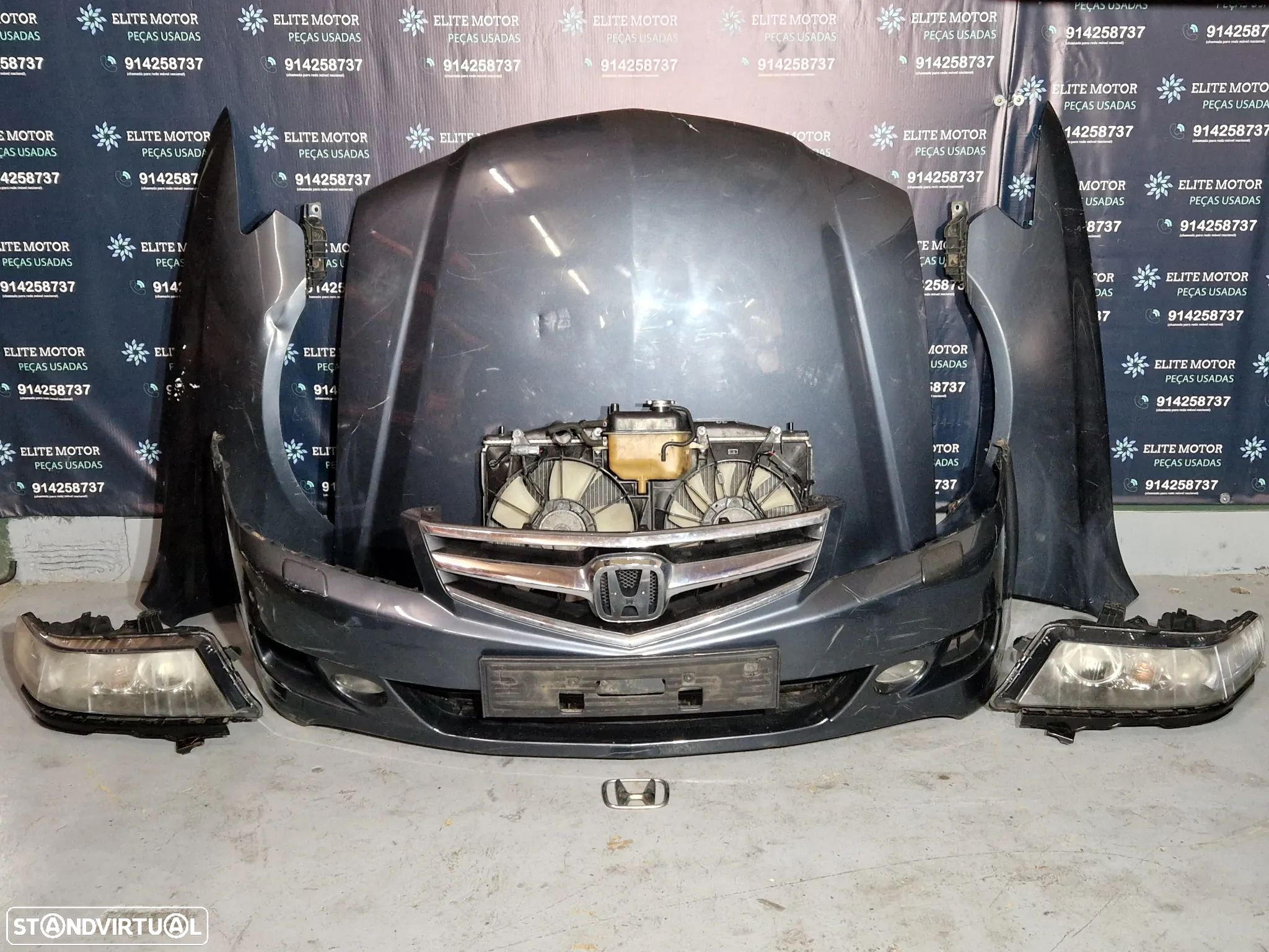 Frente completa usada HONDA ACCORD 2.2 CTDI FACELIFT parachoques guardalamas oticas capot RESTYLE - 2