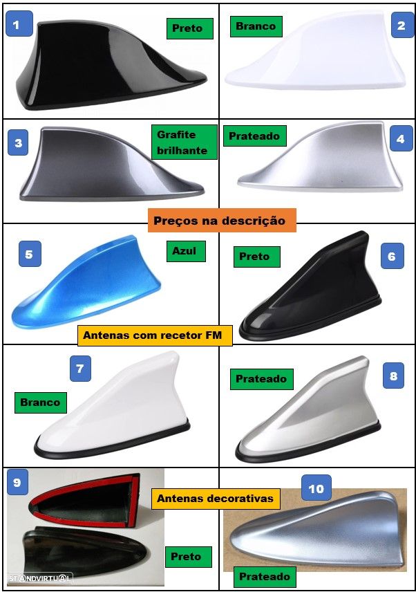 Puxador porta interior esqº ou drtº Renault Megane 3 Fluence - 9