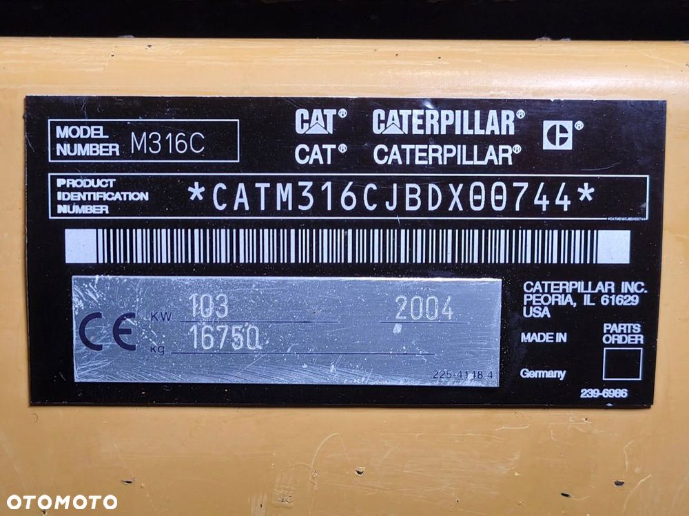 Caterpillar M316C - 9