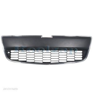 Grila bara fata Chevrolet Aveo (T300), 05.2011-2014, inferior, 95227395, 25B127 insertie crom - 1