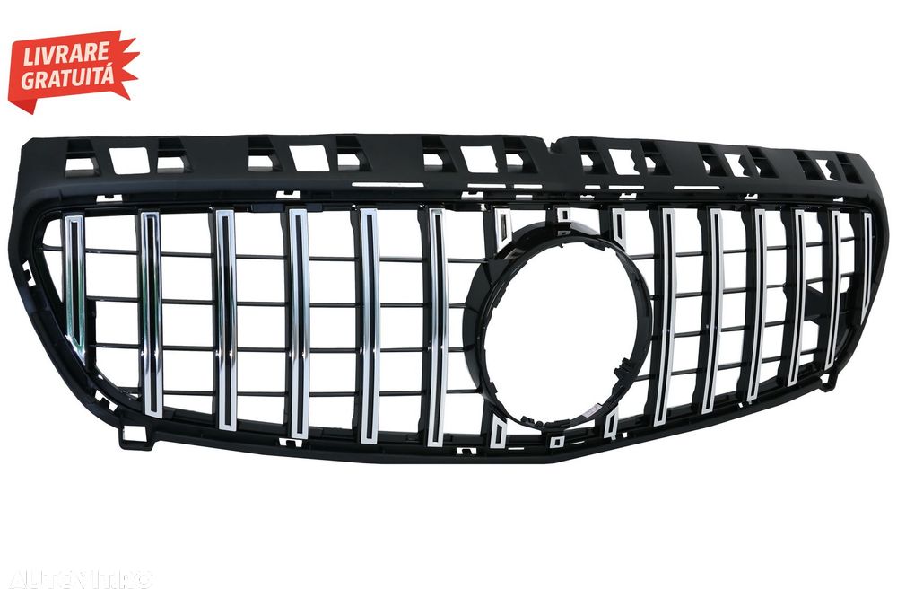 Grila Centrala Mercedes A-Class W176 (2012-08.2015) A45 GT-R Panamericana Design N- livrare gratuita - 2