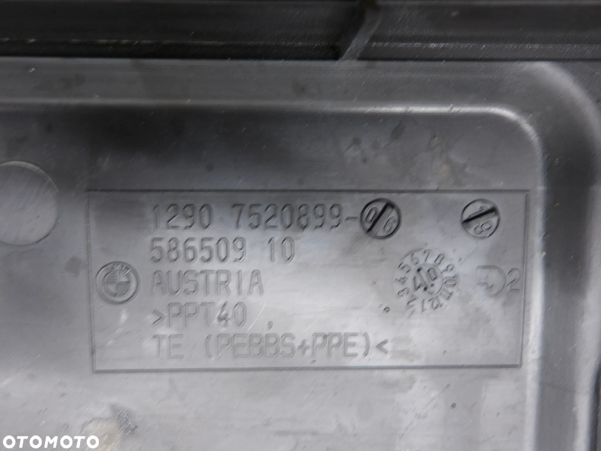 BMW E60 LIFT 07-10 POKRYWKA SKRZYNKI ELEKTRYCZNEJ 12907520899 - 3