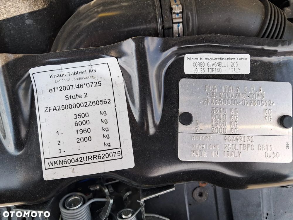 KNAUS VanTourer 600L Łóżko 195x190 Automat * Markiza * Hak * Radio 8"  4 osobowy - 29