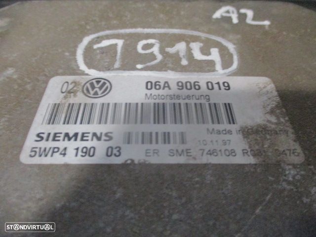 Centralina 06A906019 5WP419003  VW GOLF 4 2000 1.6I 75CV 5P AZUL SIEMENS - 4
