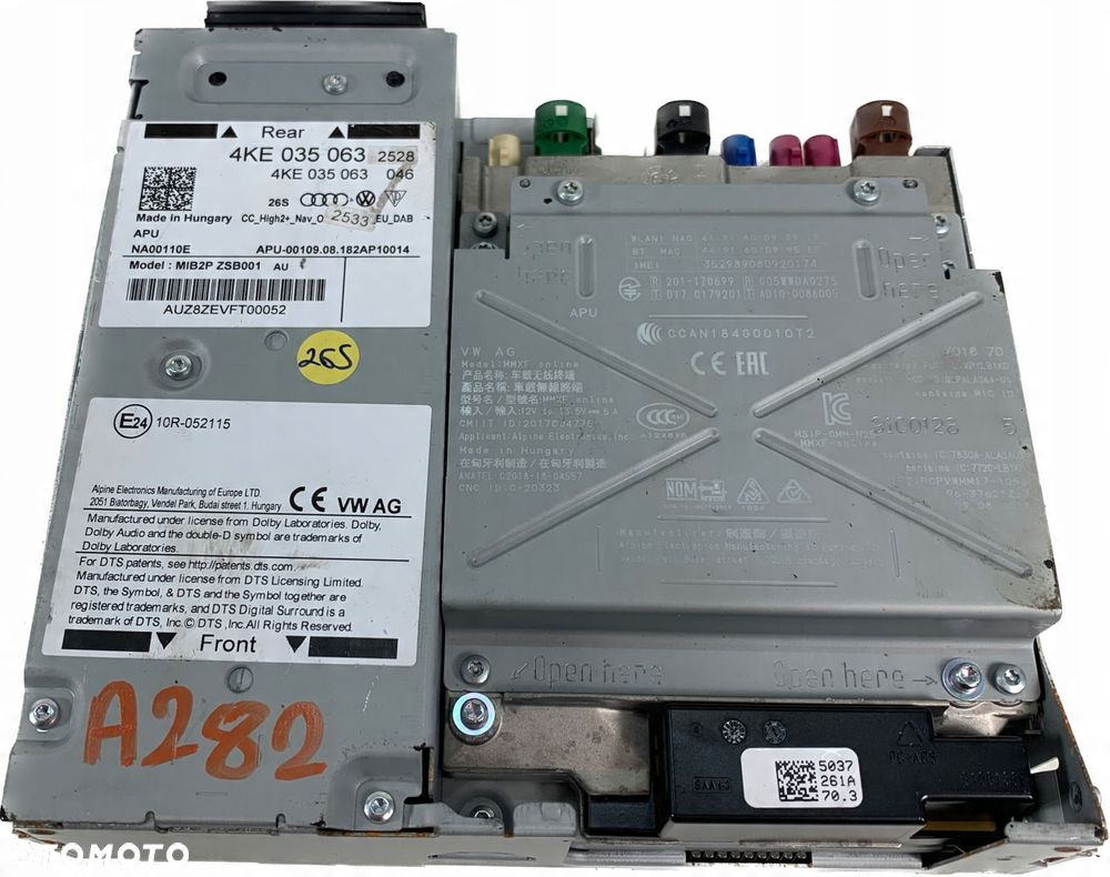 NAWIGACJA MMI MIB AUDI E-TRON 4KE035063 - 9