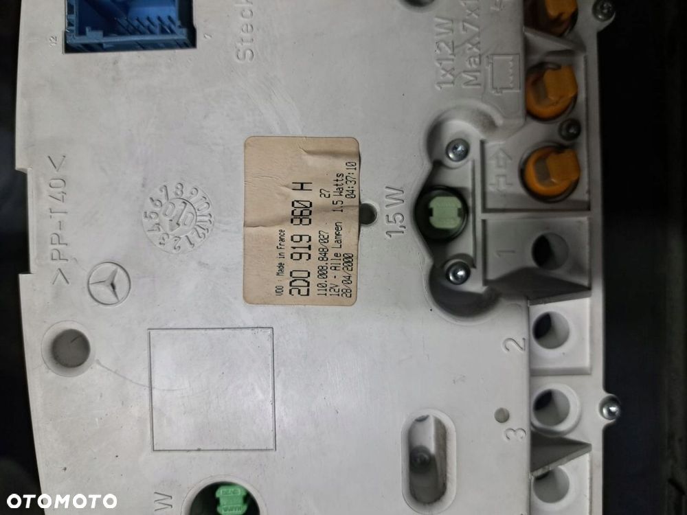 LICZNIK ZEGARY LT 28 35 II 2D 2,5 TDI FIS TEMPERATURA 2D0919860H - 6