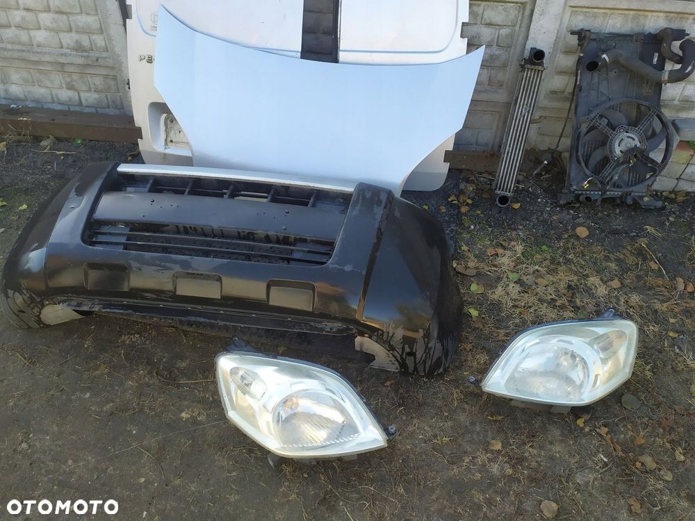 KOMPLETNY PRZÓD PEUGEOT BIPPER MASKA ZDERZAK LAMPY - 1