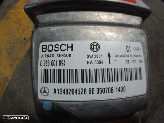 Kit Airbags A16446000989116 A1648600805 A1648204526 603372200 603372600 0038202928  MERCEDES ML W164 2005 320CDI 4X4 V6 24V 225CV  5P CINZENTO PRETO - 9